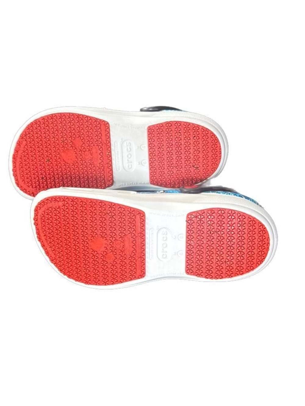 Crocs Bistro Graphic Marvel Spider-Man Slip Resistant Clogs Blue White, 6M 8W - Picture 7 of 8